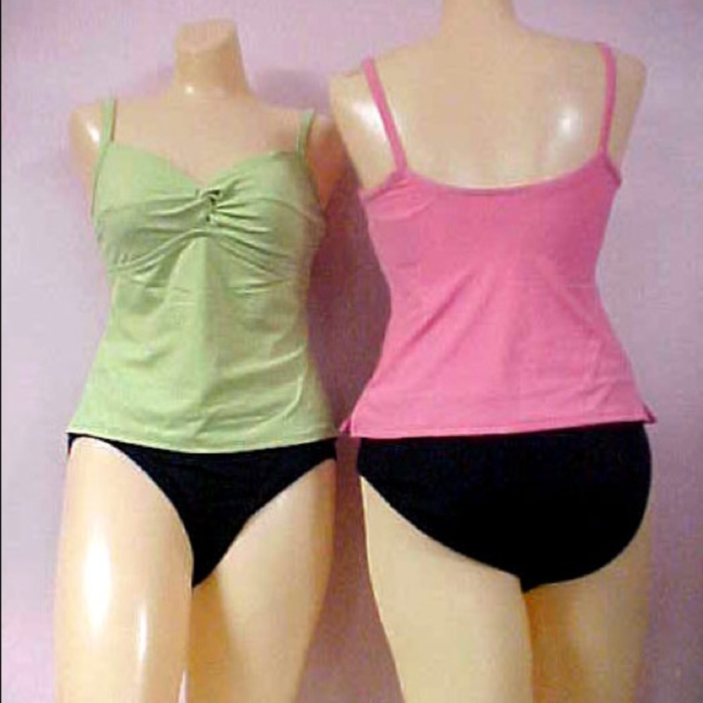8 10 12 NWT pink tankini swimsuit…